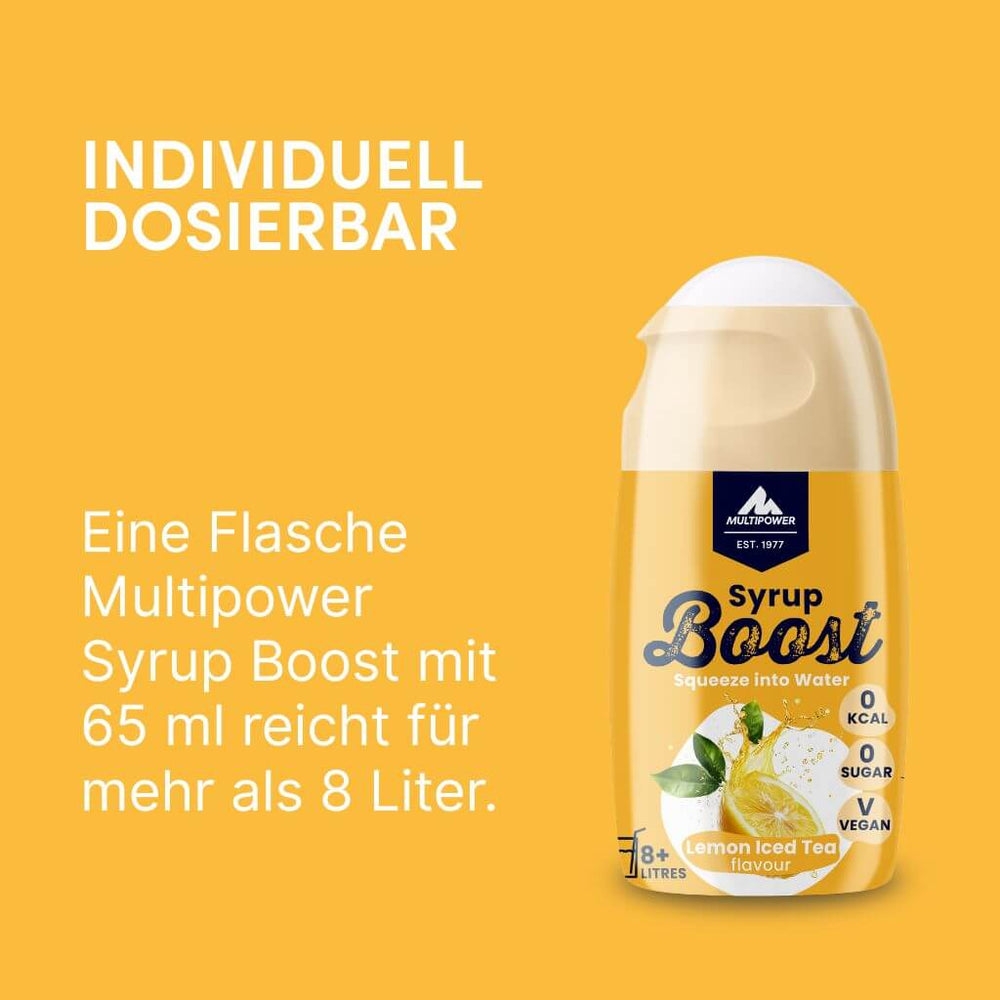 Syrup Boost Eistee Zitrone | Getränkesirup ohne Zucker