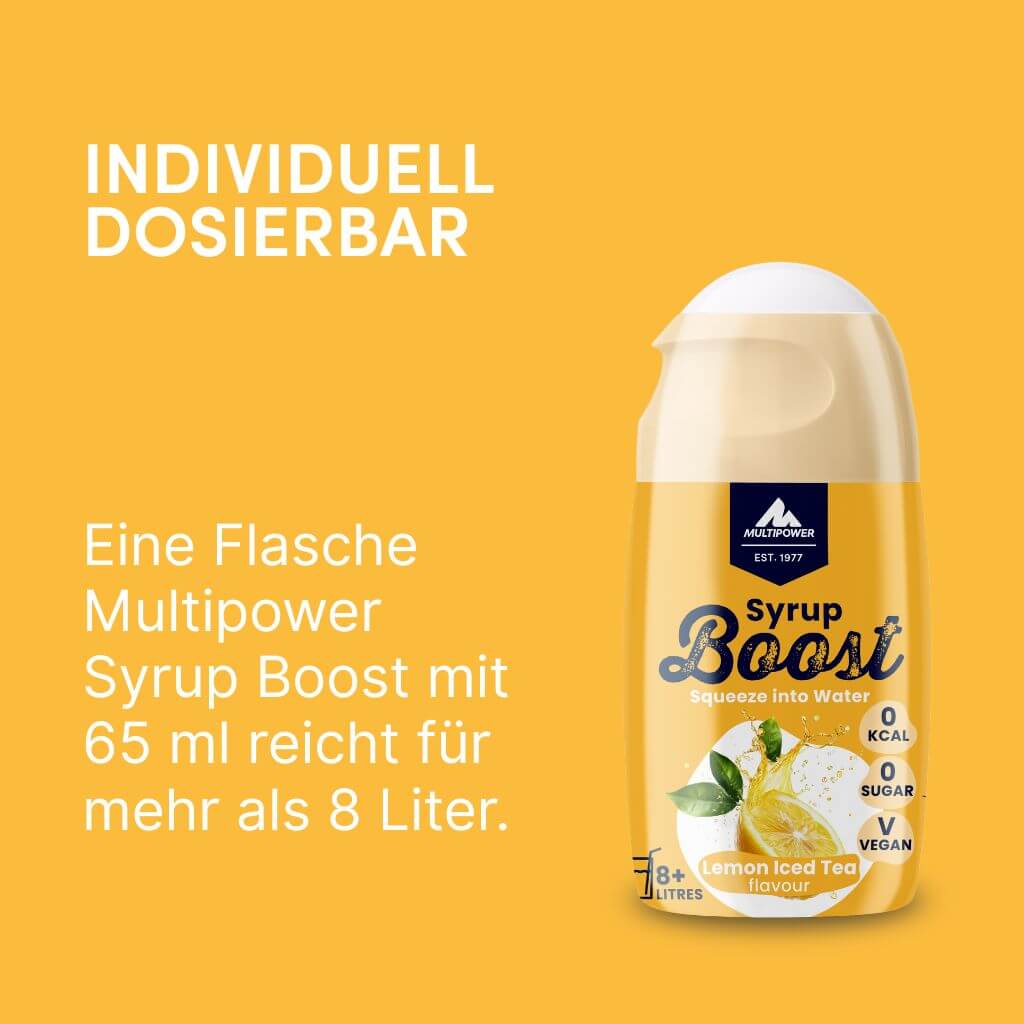 Syrup Boost Eistee Zitrone | Getränkesirup ohne Zucker