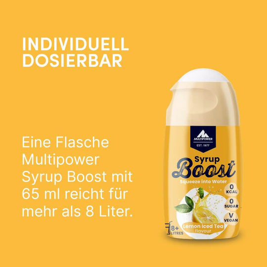Syrup Boost Eistee Zitrone | Getränkesirup ohne Zucker