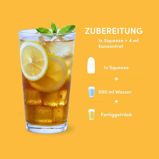 Syrup Boost Eistee Zitrone | Getränkesirup ohne Zucker