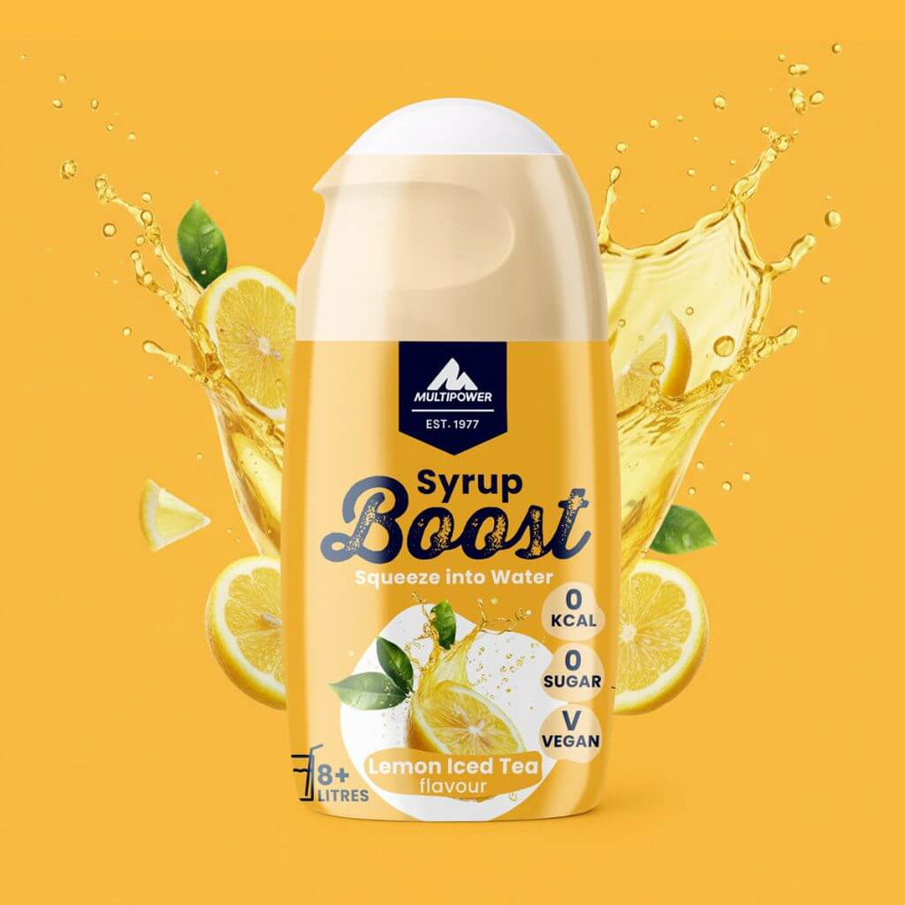 Syrup Boost Eistee Zitrone (10x65ml) | Getränkesirup ohne Zucker
