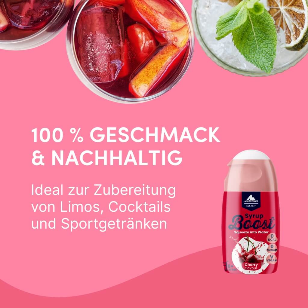 Syrup Boost Himbeere | Getränkesirup ohne Zucker