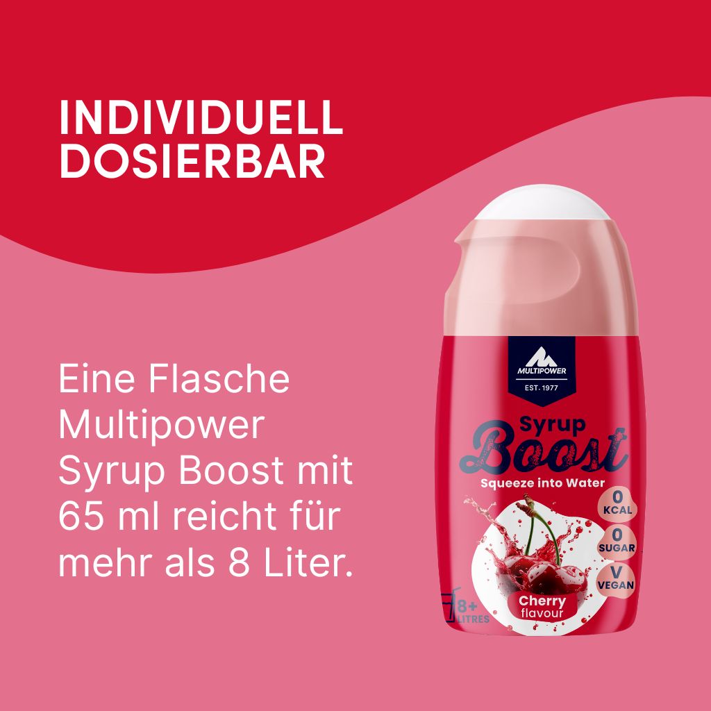 Syrup Boost Kirsche | Getränkesirup ohne Zucker