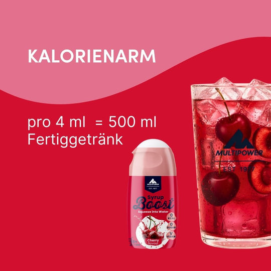 Syrup Boost Kirsche | Getränkesirup ohne Zucker