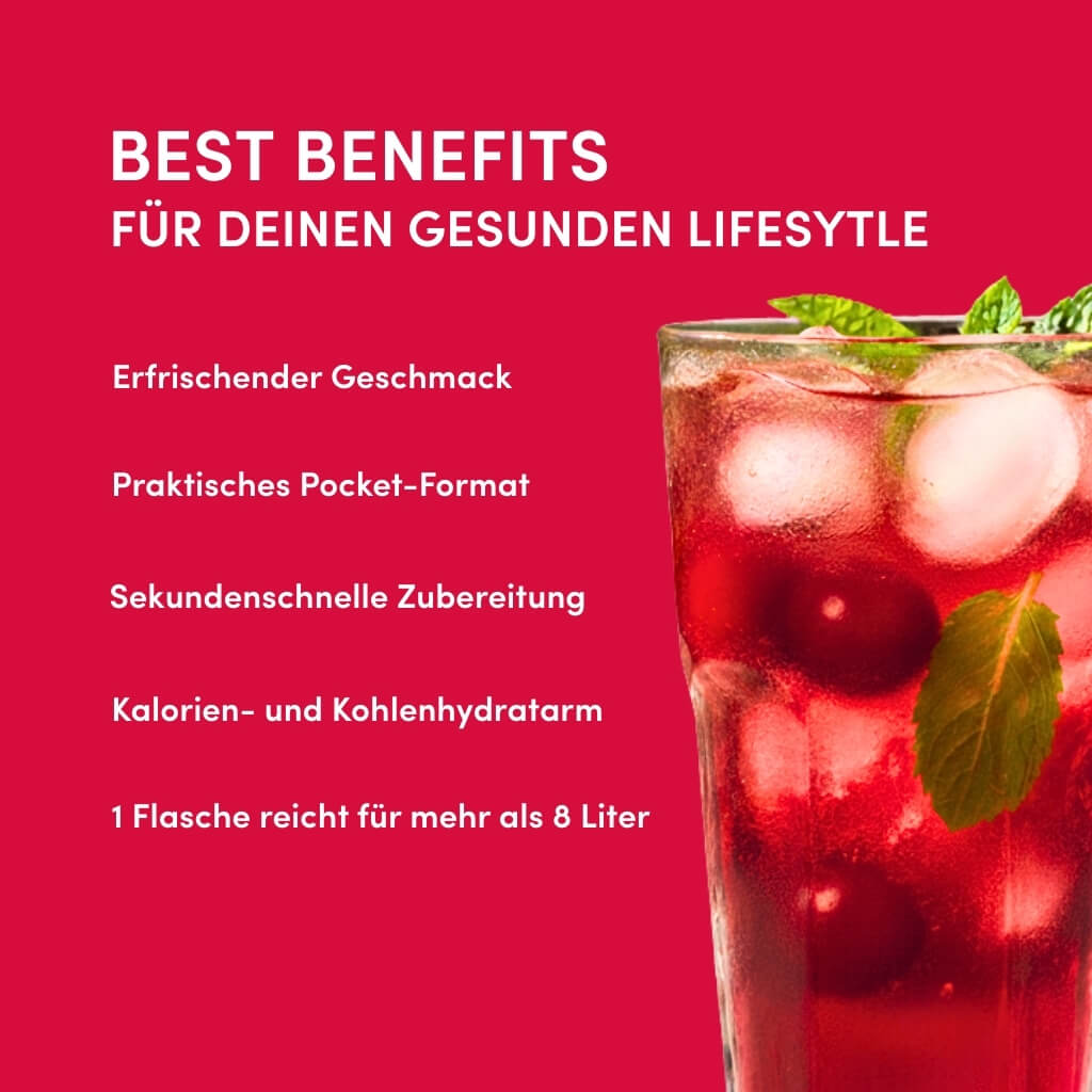 Syrup Boost Kirsche | Getränkesirup ohne Zucker