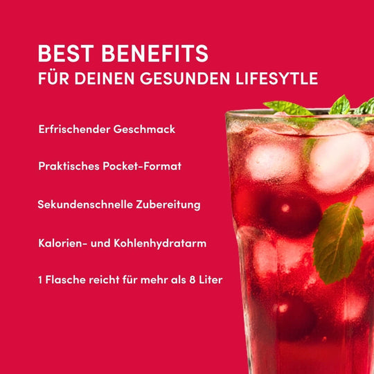 Syrup Boost Kirsche | Getränkesirup ohne Zucker