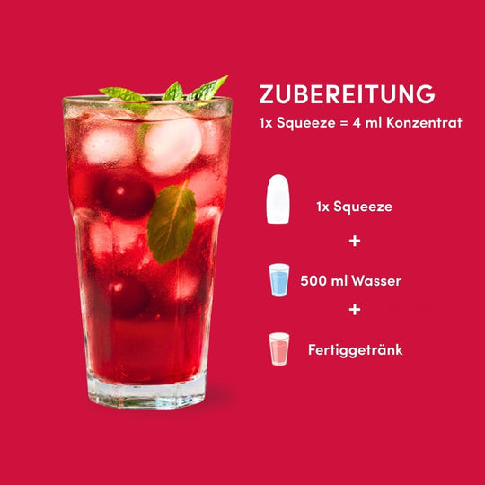 Syrup Boost Kirsche | Getränkesirup ohne Zucker