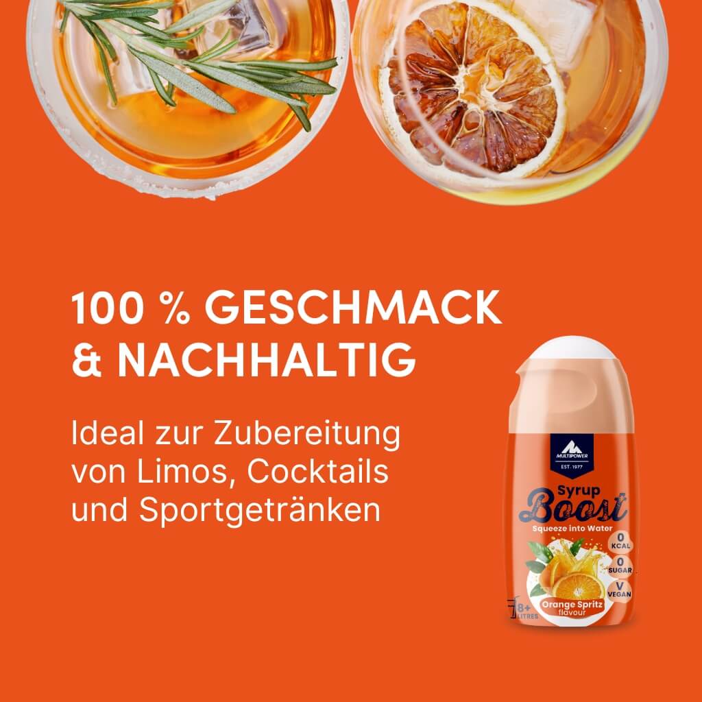 Syrup Boost Orange Spritz | Getränkesirup ohne Zucker