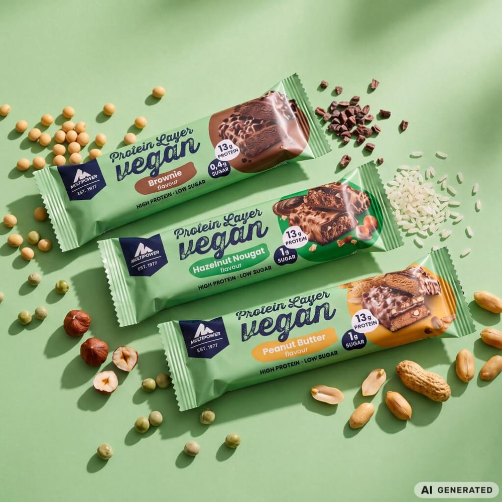 Vegane Proteinriegel im Probierpaket