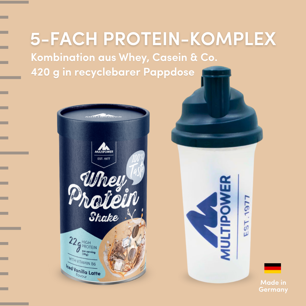 420g Whey Protein Pulver Iced Vanilla Latte | Protein Kaffee