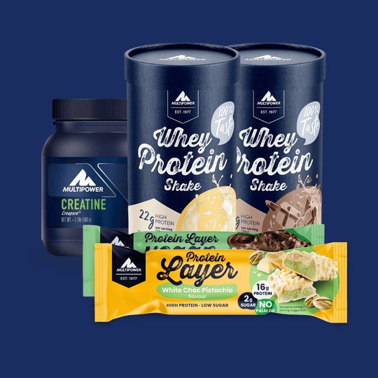 Whey Starter-Paket | 2x420g, 1x 500g Creatine, 2x gratis Riegel